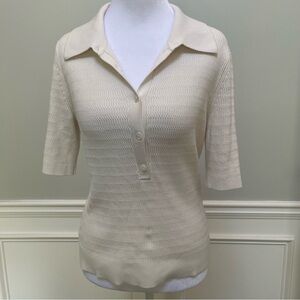 Banana Republic Cream Rayon Sweater S